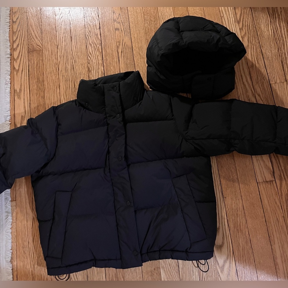 Lululemon Wunder Puff Cropped 600-Fill Down Jacket Size 10 - Picture 5 of 12